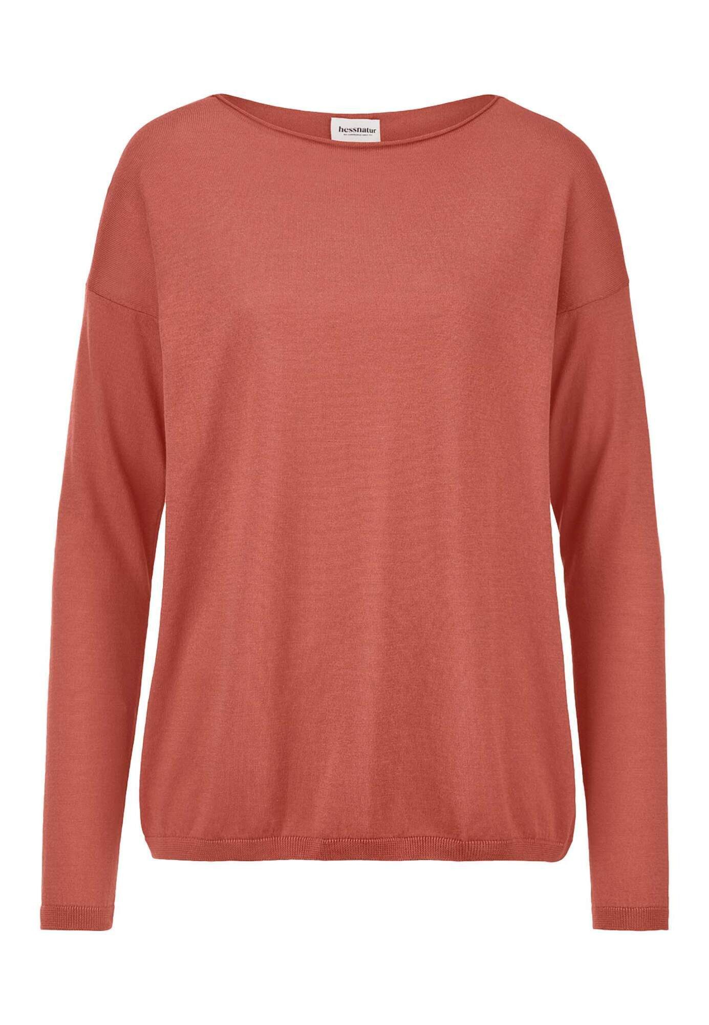 Strickpullover Oversize aus TENCEL™ Lyocell mit Bio-Baumwolle