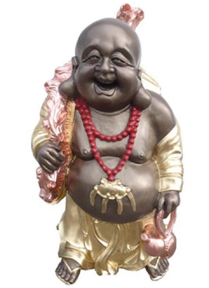 JVmoebel Buddhafigur Deko Figur Buddha Statue Skulptur 88 cm Mehrfarbig Neu (B62), Made in Europa