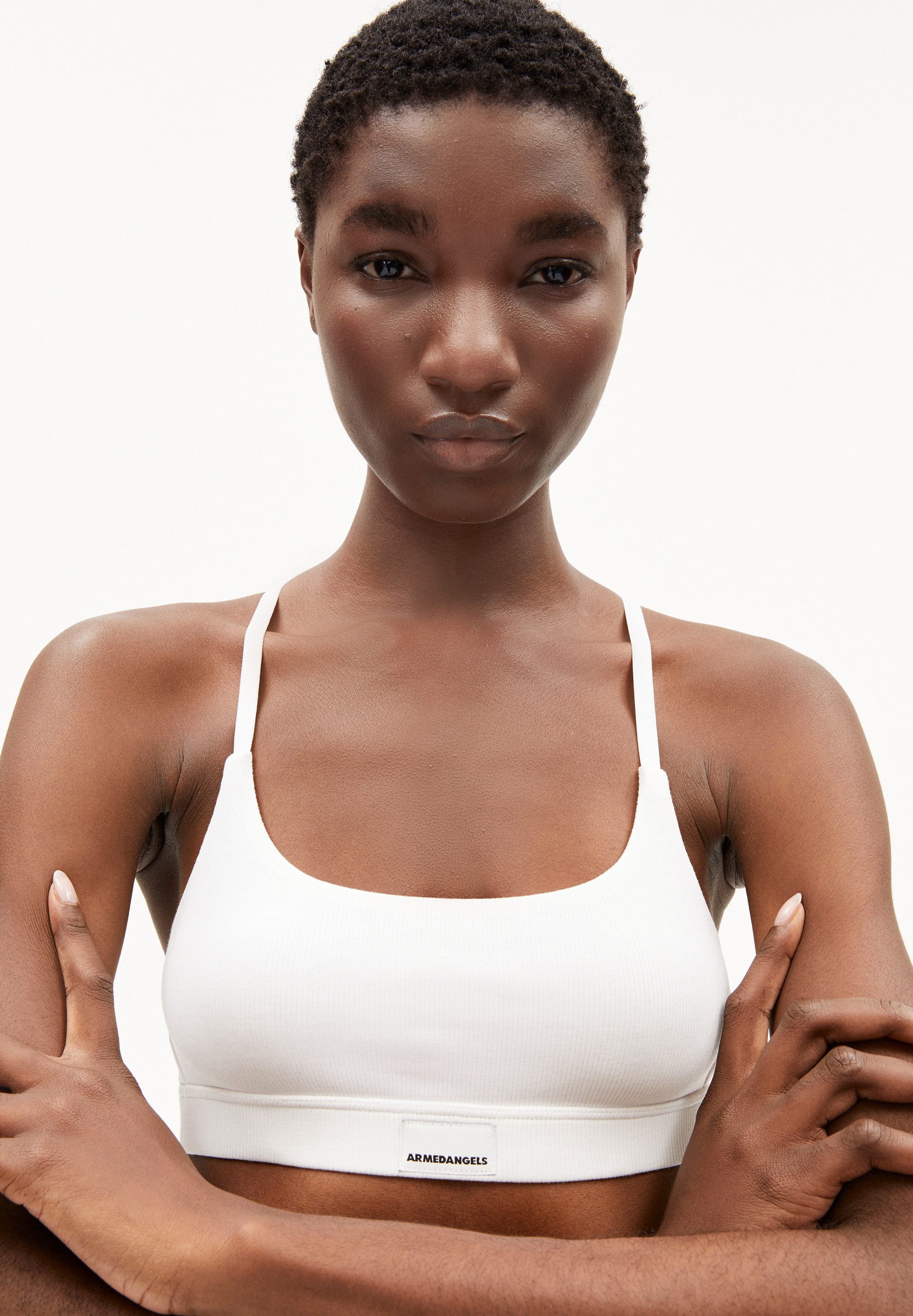 Armedangels Bügelloser BH TOVAA RIB Ripp-Bralette aus Bio-Baumwoll Mix (Fitted)