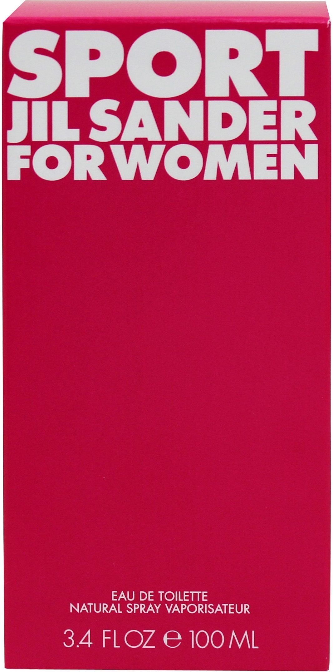 JIL SANDER Eau de Toilette Sport for Woman, mit einer femininen Herznote
