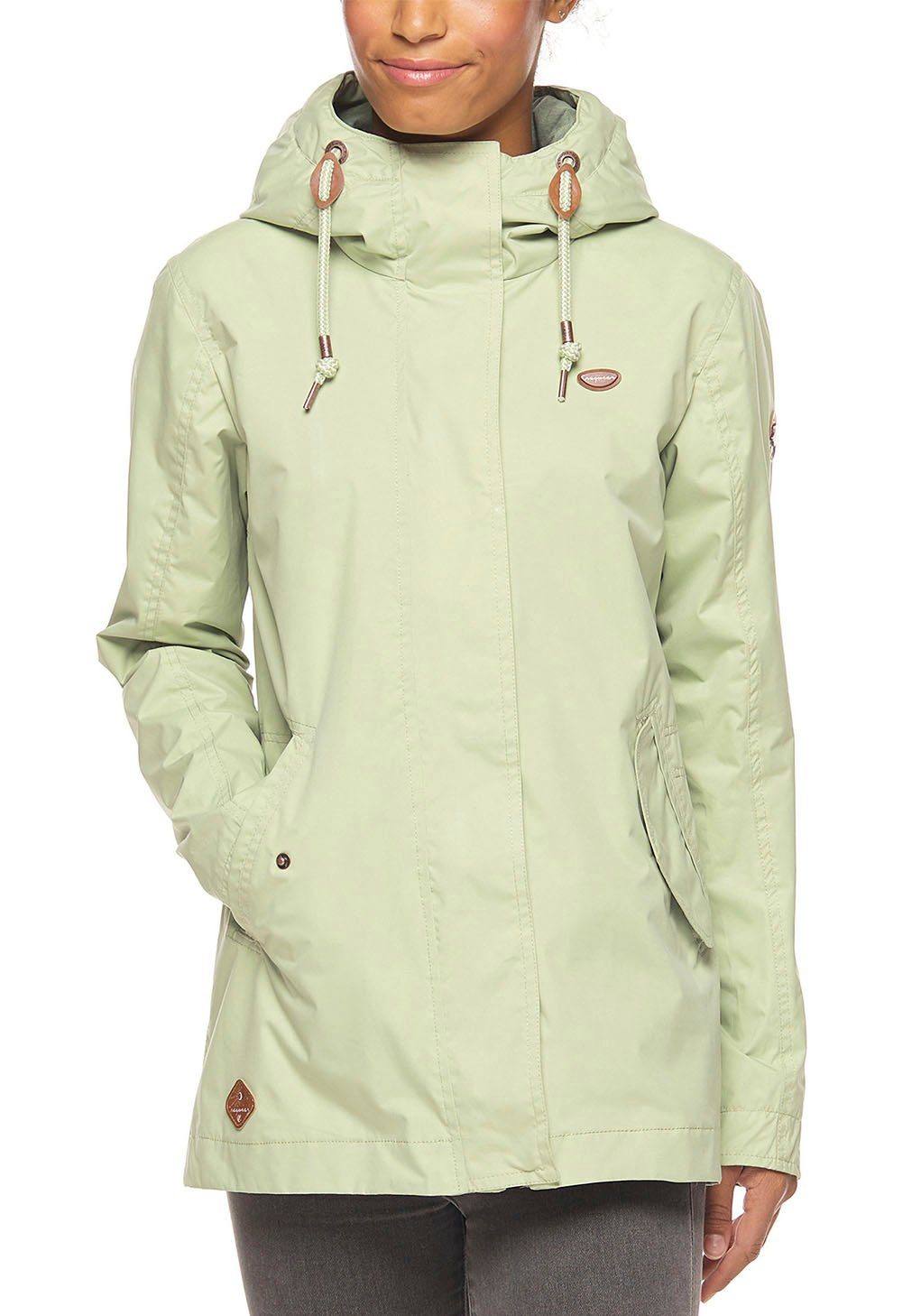 stylische LENCA Übergangsjacke Waterproof fabric Funktionsjacke mint 4044 Ragwear