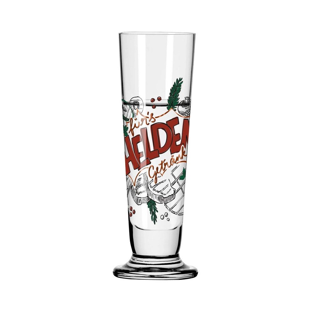 Schnapsglas Ritzenhoff Heldenfest Schnaps #13 H. Stein H22