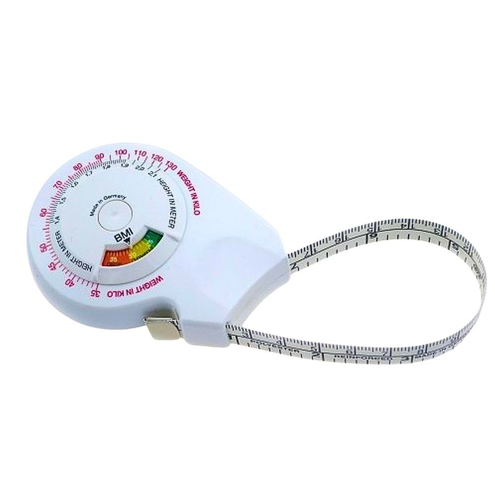 BEAZZ Fitness-Tracker Maßband Körper BMI Bodymass Fitness Bandmaß (Made in Germany, 1-tlg), 170 cm x 1,5 cm, Made in Germany