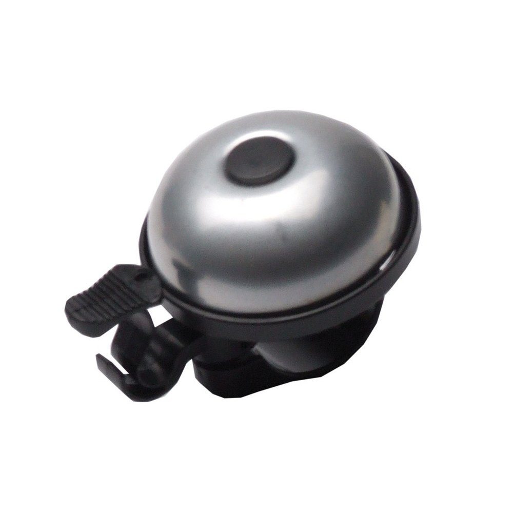 REICH CYCLE-BELLS Fahrradklingel Miniglocke silber, Alu auf SB-Karte