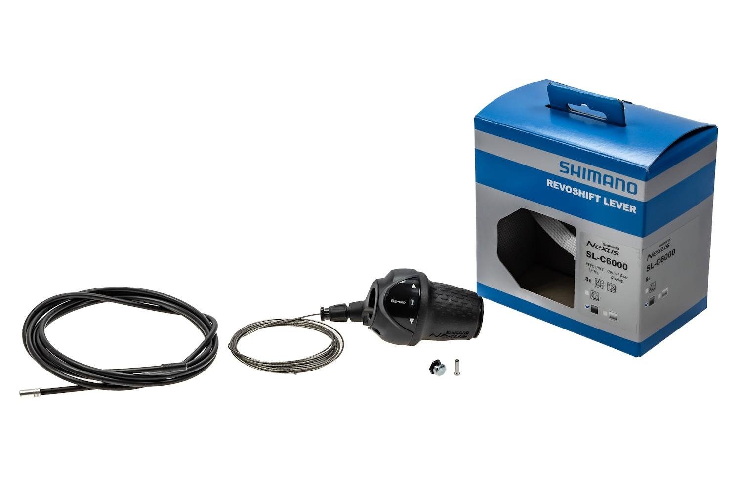Shimano Schalthebel SHIMANO Nexus Drehgriff Schalt Hebel 8 Gang SL-C6000-8 Shifter Nabensc