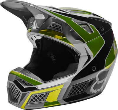 Fox Motorradhelm Fox V3 RS Mrier Motocross-Helm Neongelb XL(61-62cm)