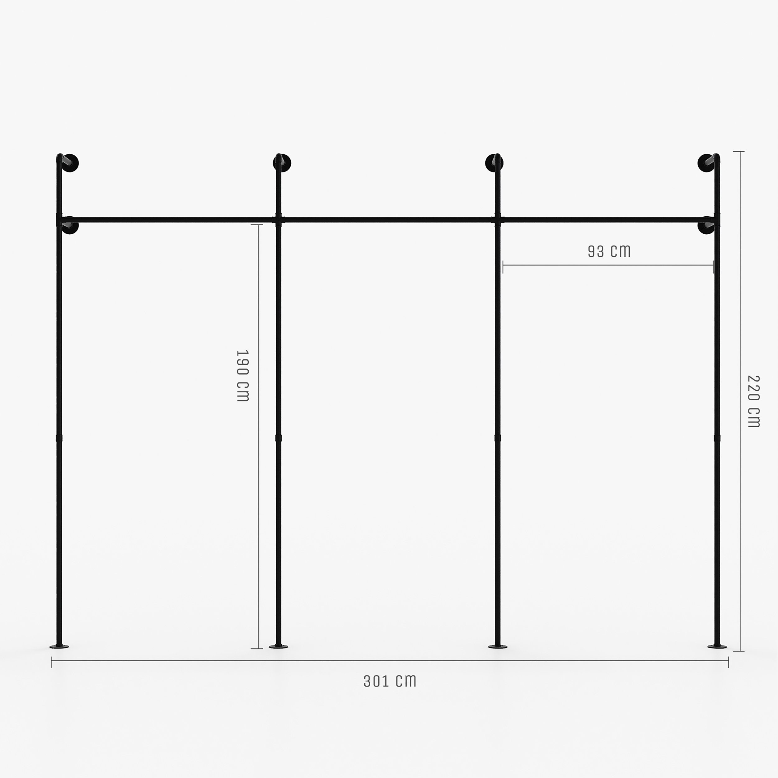 pamo. design Kleiderständer offener Kleiderschrank KIM, günstig online kaufen