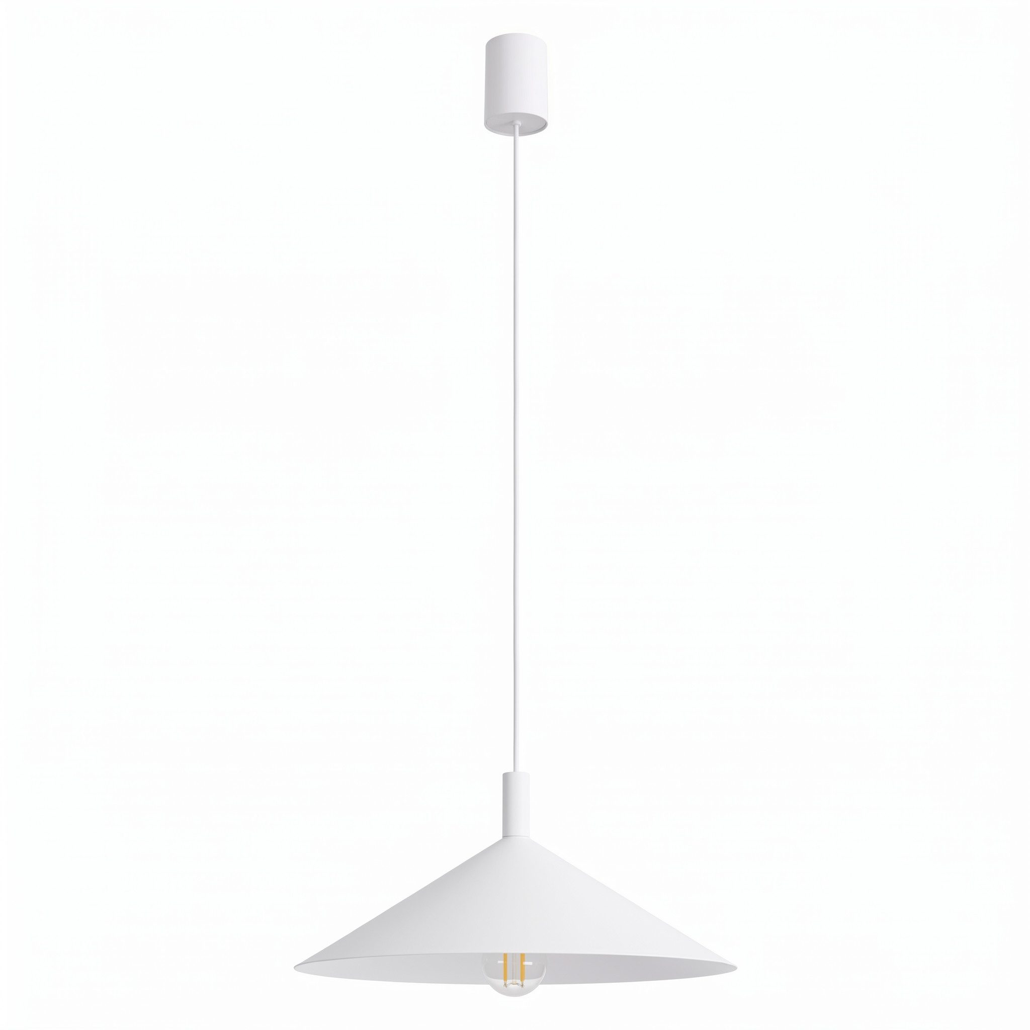 SOLLUX lighting Hängeleuchte Pendelleuchte NOX 40 weiß, Nicht enthalten