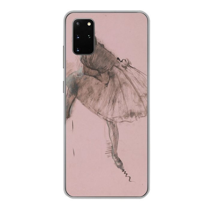 MuchoWow Handyhülle Studie einer Balletttänzerin - Gemälde von Edgar Degas Phone Case Handyhülle Samsung Galaxy S20 Plus Silikon Schutzhülle