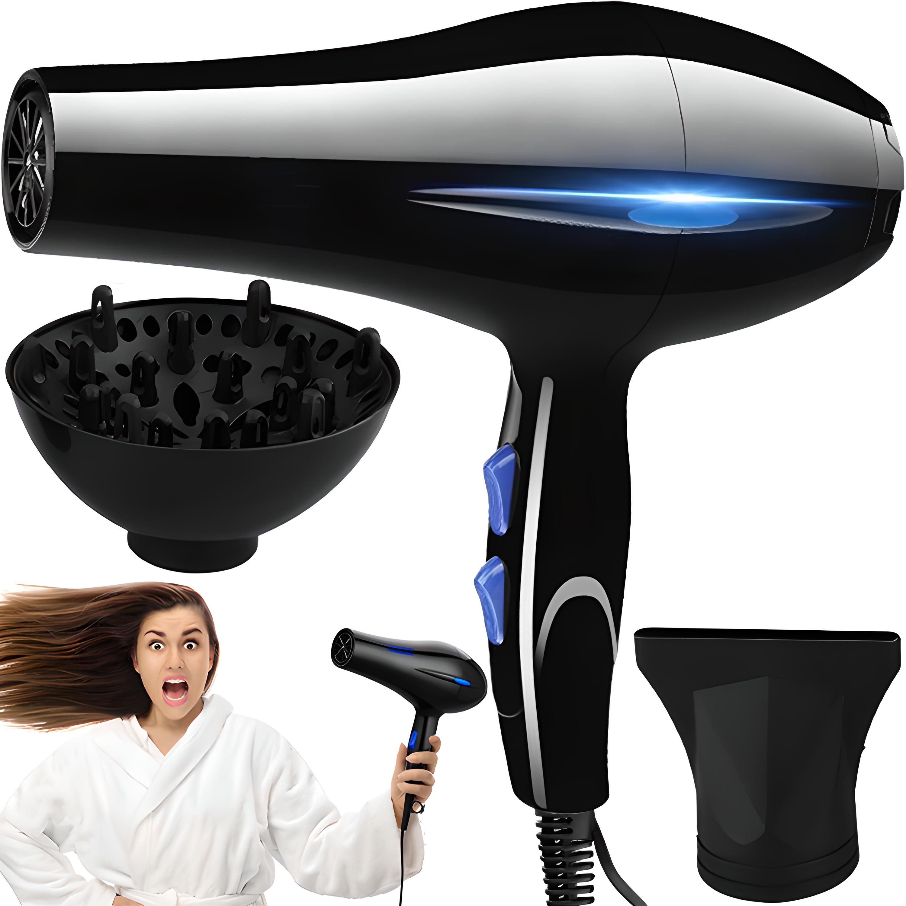 Retoo Haartrockner Ionen Haartrockner Diffusor Stylingdüse Hairdryer, Haartrockner Konzentrator, Regulierung der Temperatur, Große Leistung von 800W