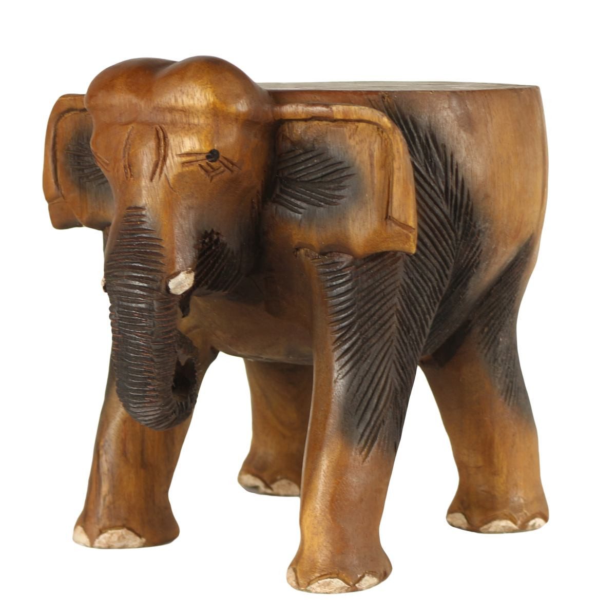 Blumenhocker Groß (1 Hocker 32cm Oriental Handarbeit Elefant St), Galerie Braun