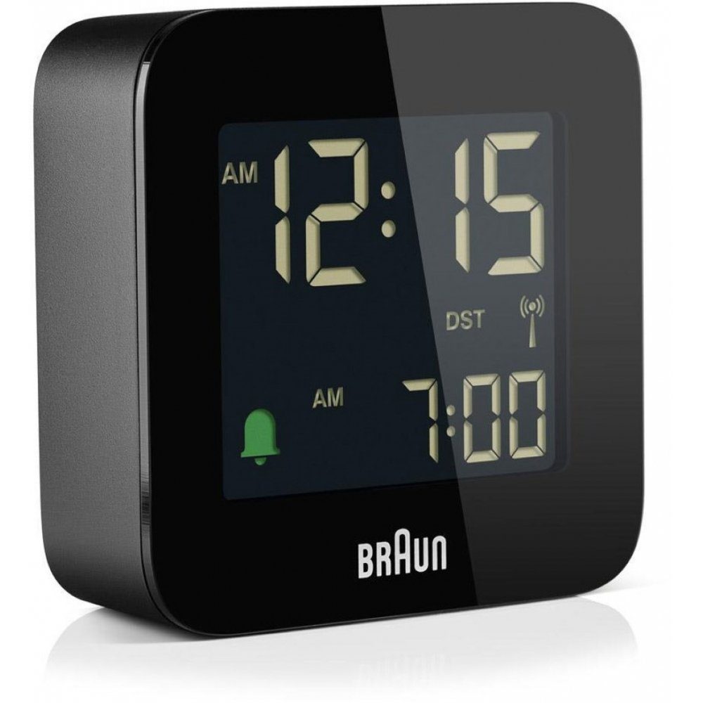 Braun Funk-Reisewecker BC08B-DCF - Funkwecker - schwarz