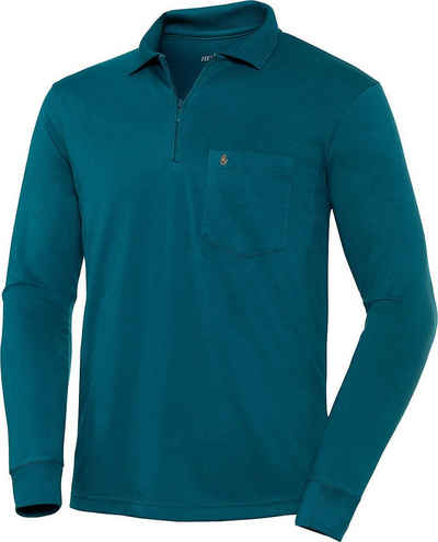 HENSON&HENSON Langarm-Poloshirt superweiches Jersey-Gewebe