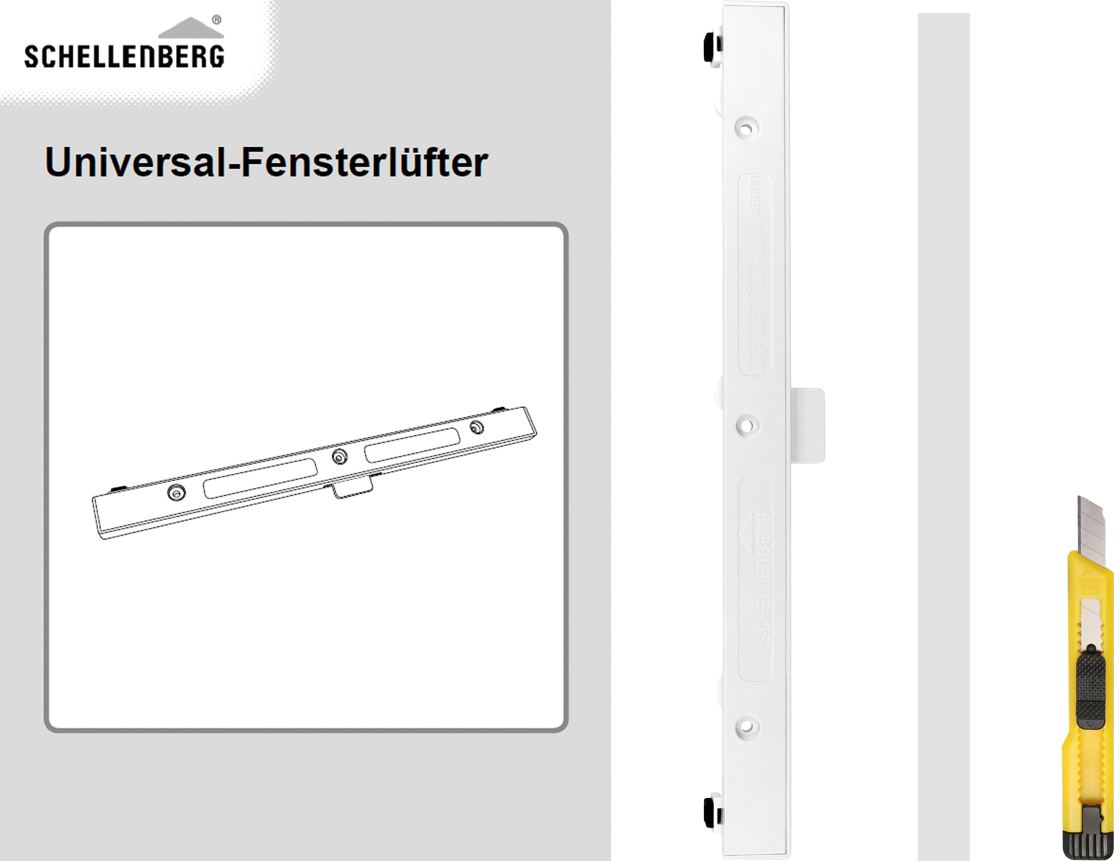 SCHELLENBERG Fensterfalzlüfter Universal-Fensterlüfter für gesünderes Raumklima, BxH: 2,1x0,95 cm, 1-tlg., durch ständige Feinlüftung, erhältlich im 1er Set ode – Bild 4 von 5