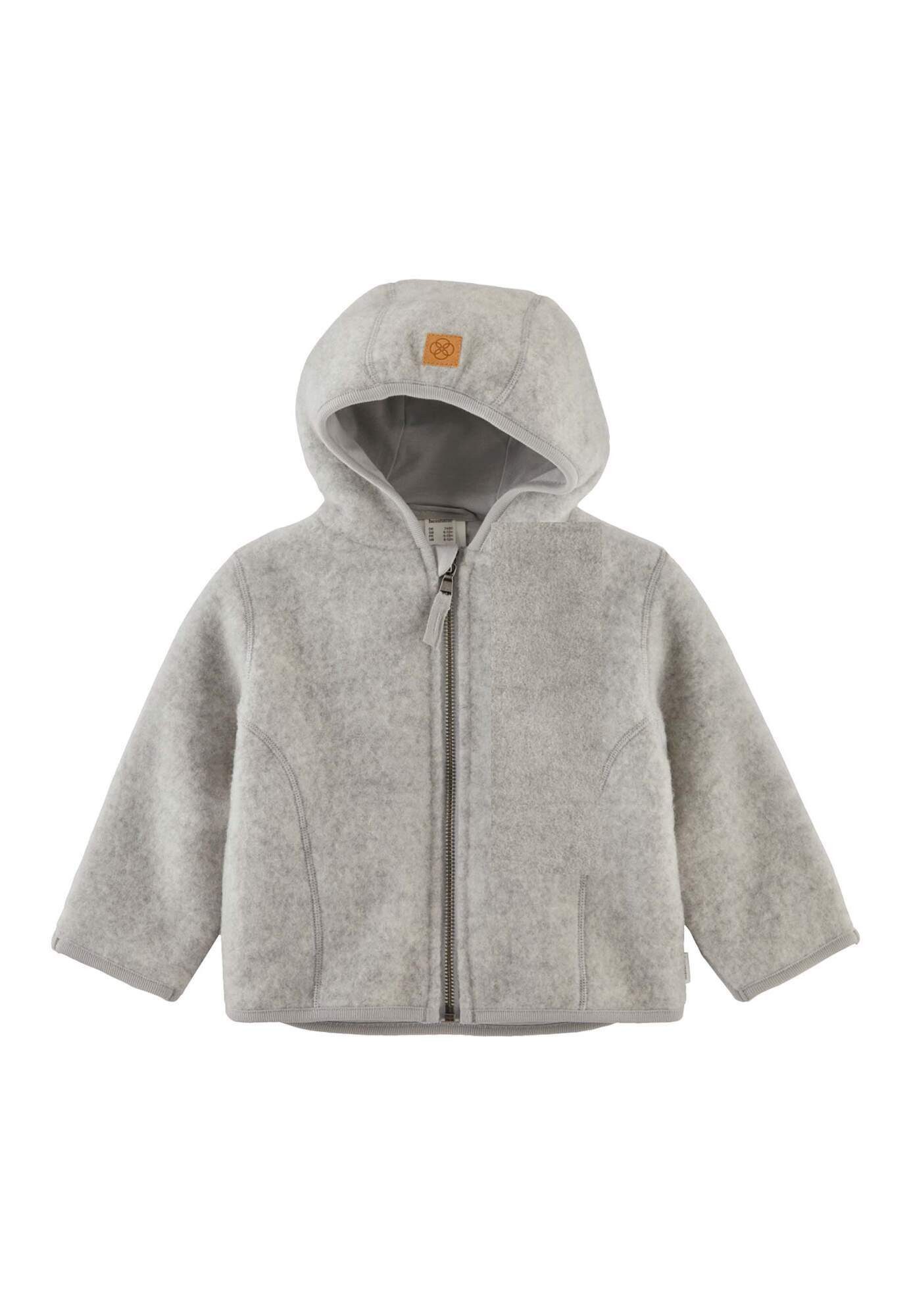 Hessnatur Fleecejacke Wollfleece aus reiner Bio-Merinowolle (1-St)