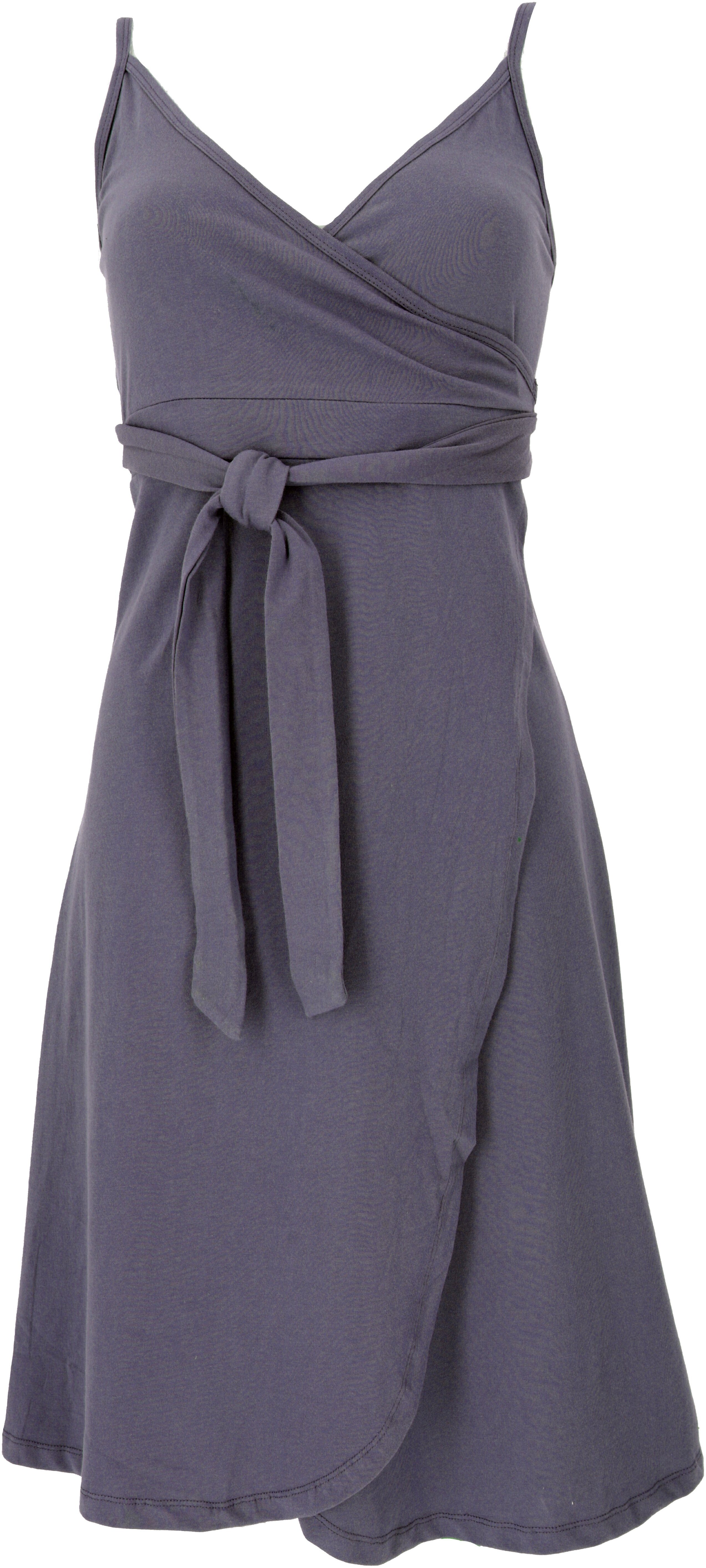 Guru-Shop Midikleid Minikleid aus Bio-Baumwolle, Wickelkleid,.. günstig online kaufen