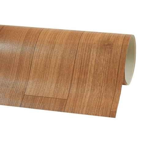 misento Vinylboden Stabparkett- oder Betonoptik, Stärke 7 mm - pflegeleicht - Meterware - 200 cm Breit -1250 g/m²