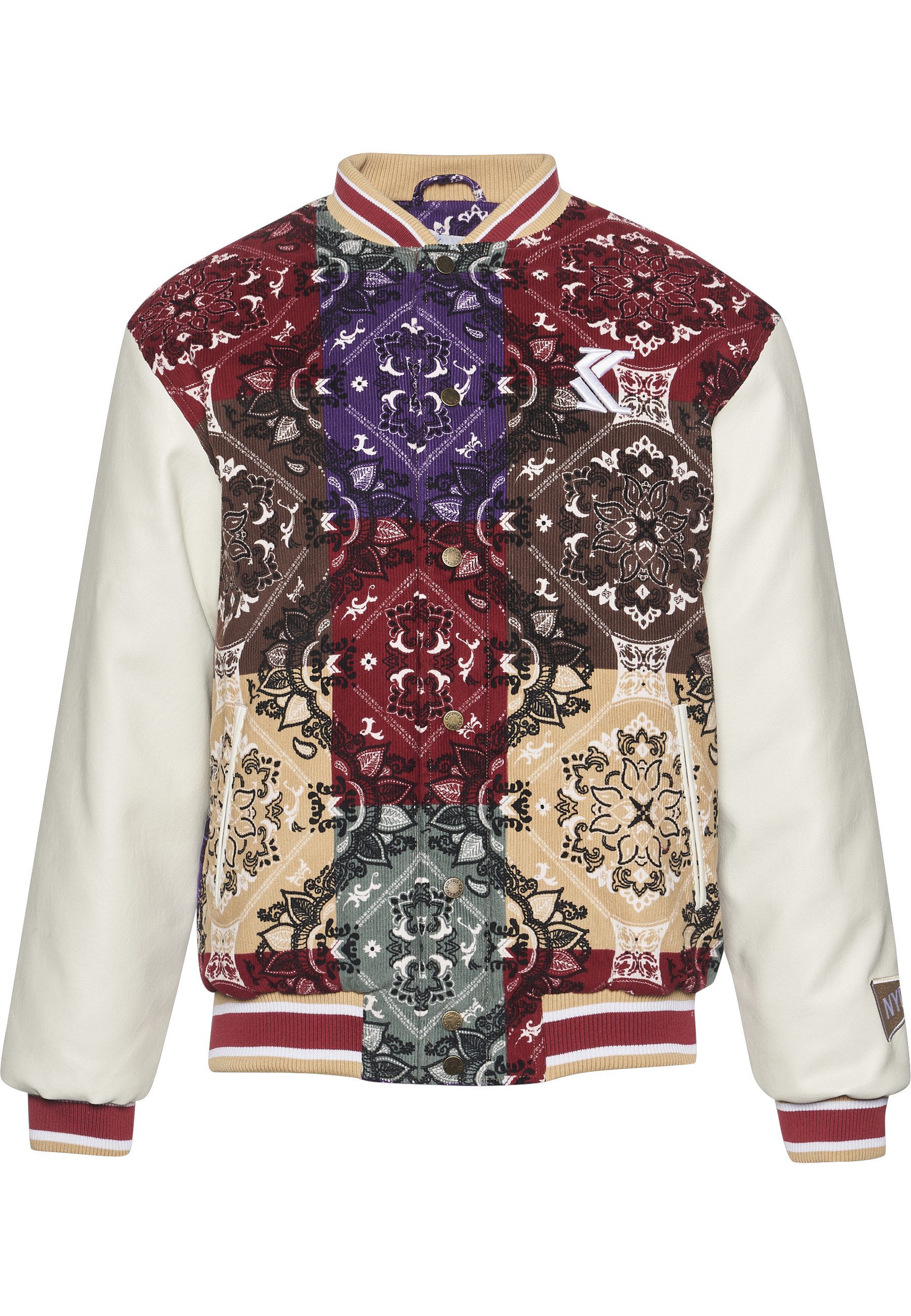 Karl Kani Collegejacke Karl Kani Herren KM233-046-1 KK OG Block Paisley College Jacket (1-St)