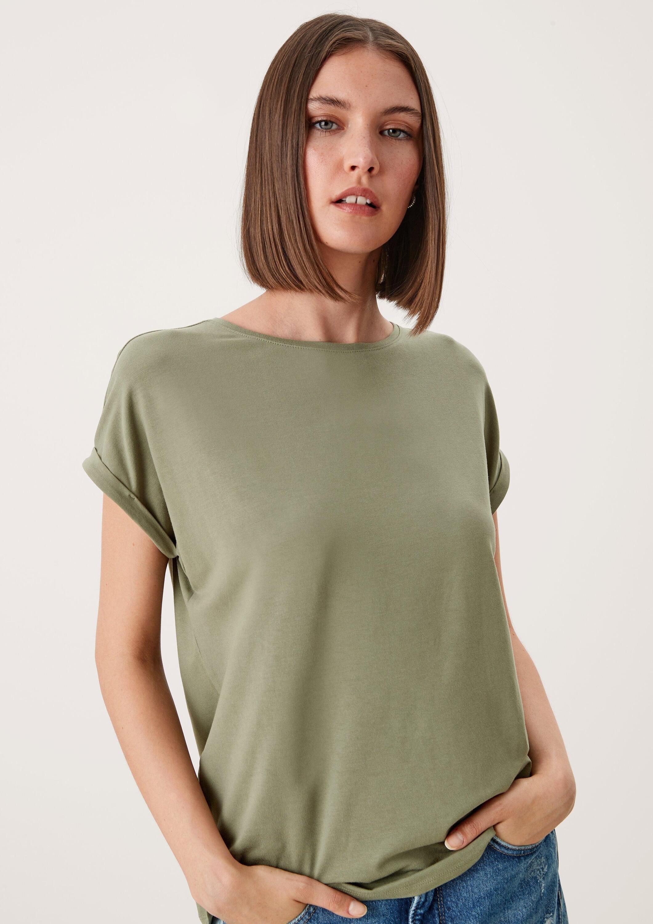 QS Kurzarmshirt T-Shirt (1-tlg) günstig online kaufen