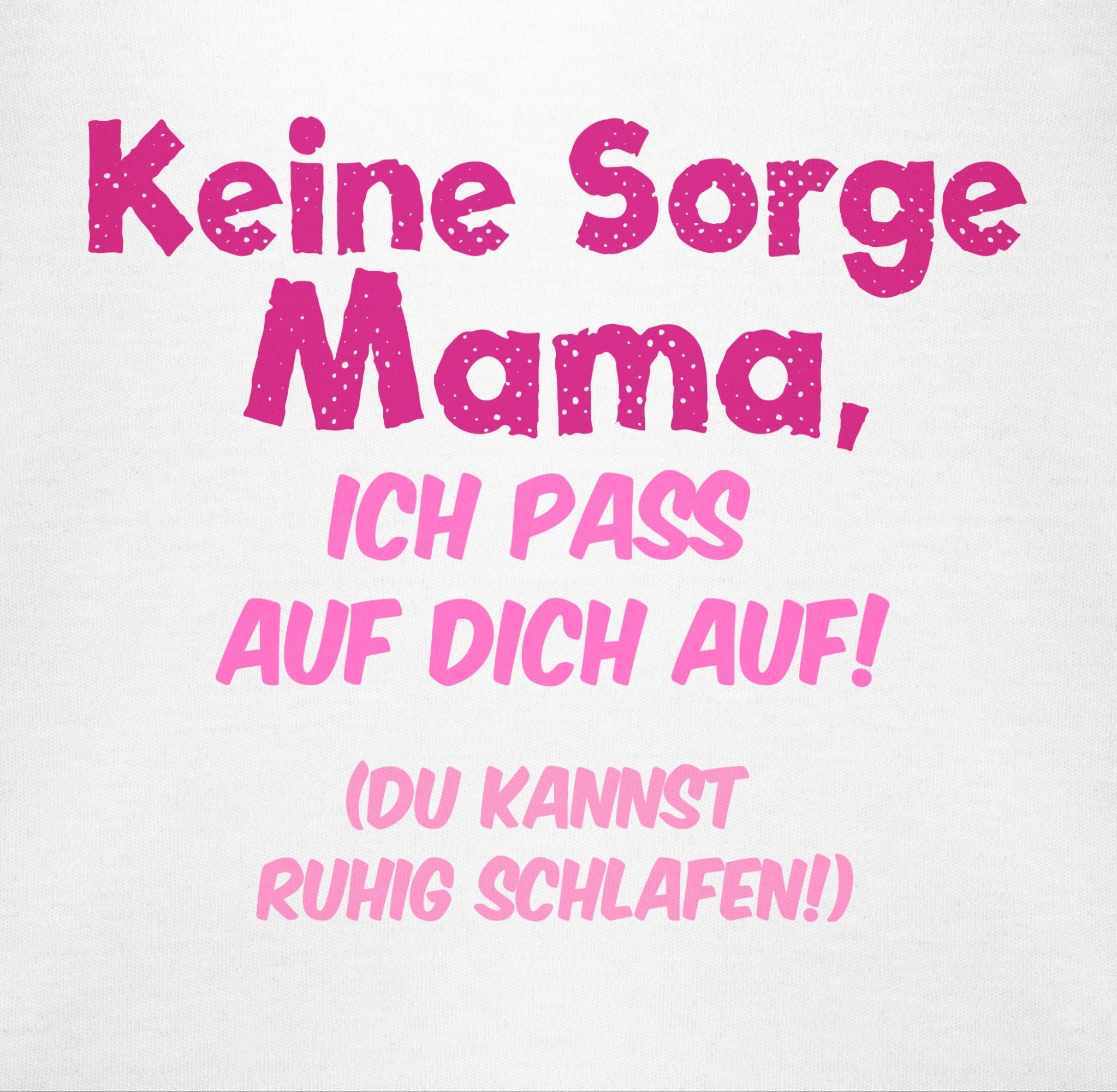 Shirtracer Shirtbody Keine Sorge Mama, ich pass auf dich auf! Du kannst ruhig schlafen! Strampler Baby Mädchen & Junge