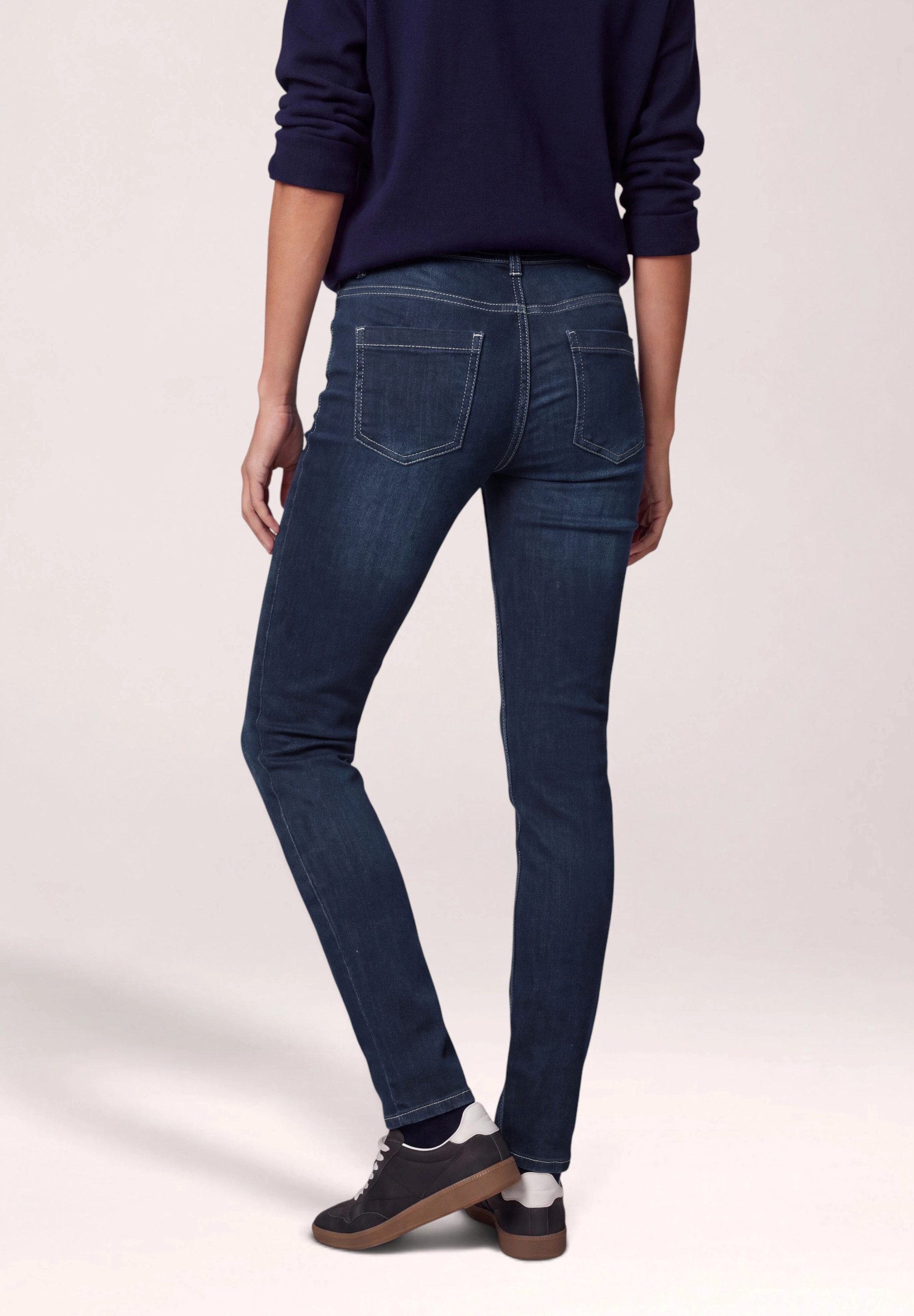 CECIL Slim-fit-Jeans High Waist