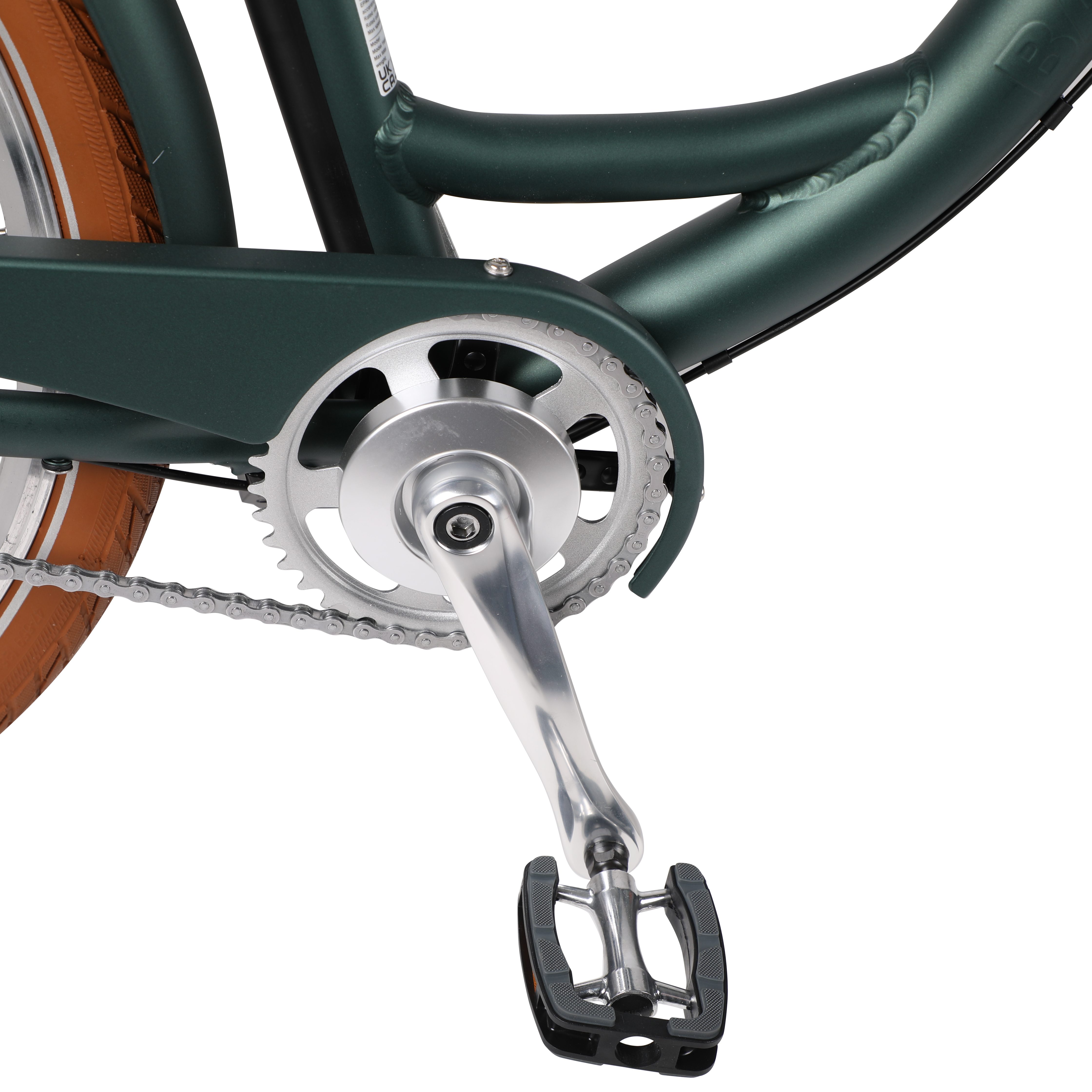 BATRIBIKE E-Bike Shimano Schaltwerk, (Akku-Ladegerät, auf Motor Gang Jahre Nabenschaltung, Wh Akku, Garantie Akku-Schlüssel), 7 OMEGA 3 den 396,00 Frontmotor, Damen