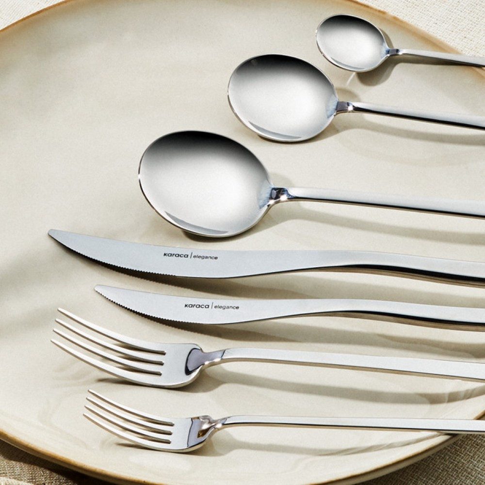 Besteck-Set Karaca Amour Elegance Besteckset für 12 Personen 84teilig Besteck Set