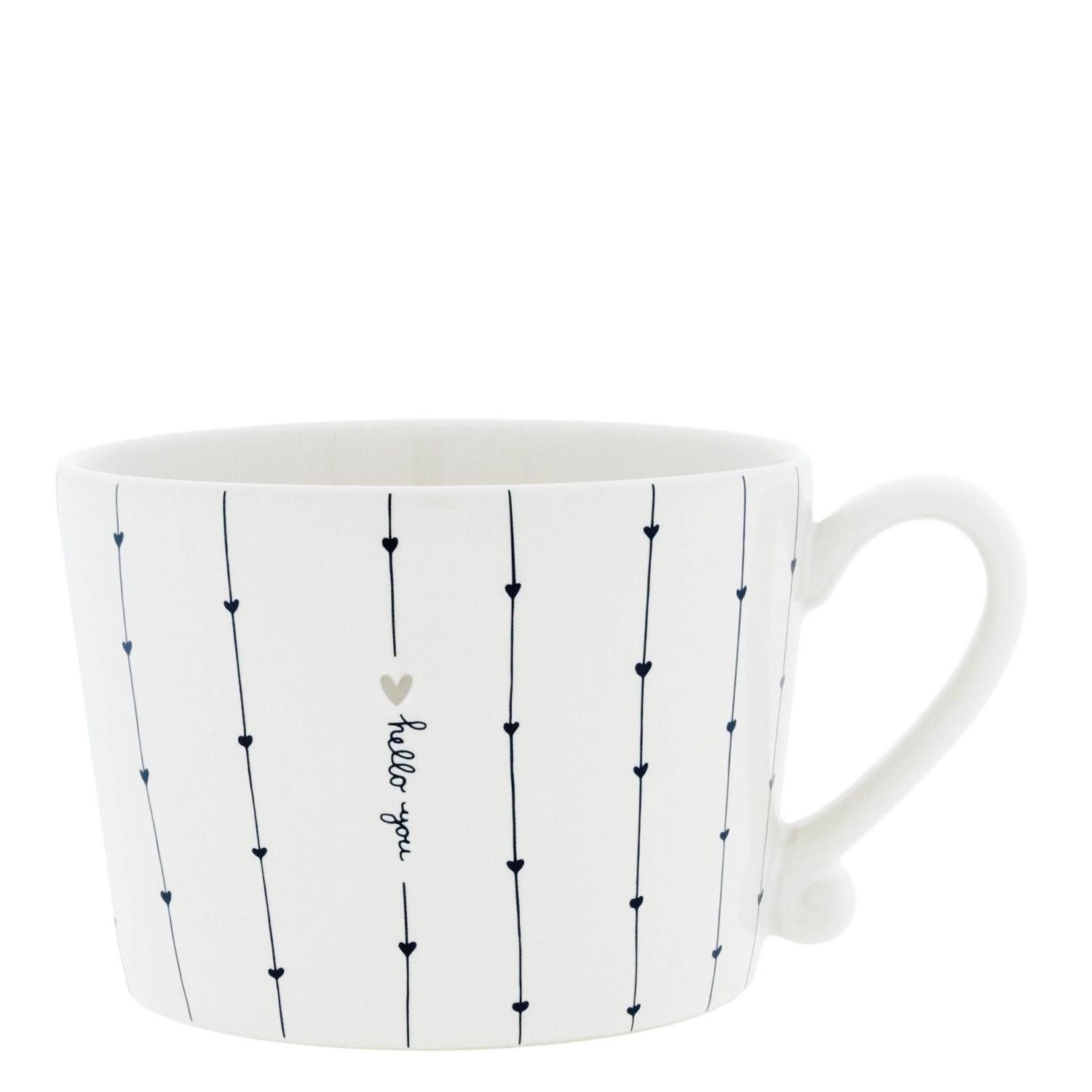 Tasse Schwarzes Herz