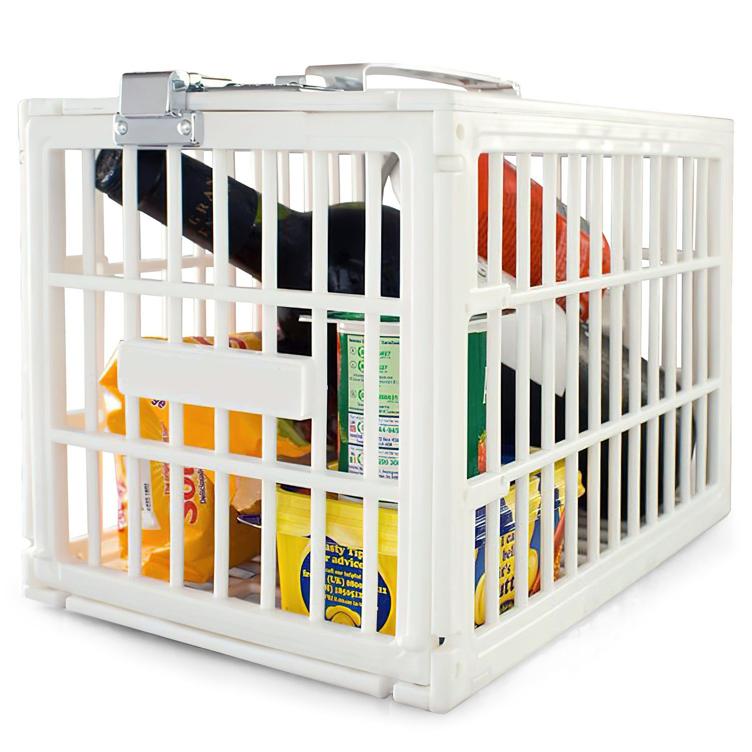 Goods+Gadgets Aufbewahrungssystem GOODS+GADGETS Kühlschrank Schlossbox – Sicherer Mini-Safe, (Fridge Locker), Kühlschrank Tresor-Box