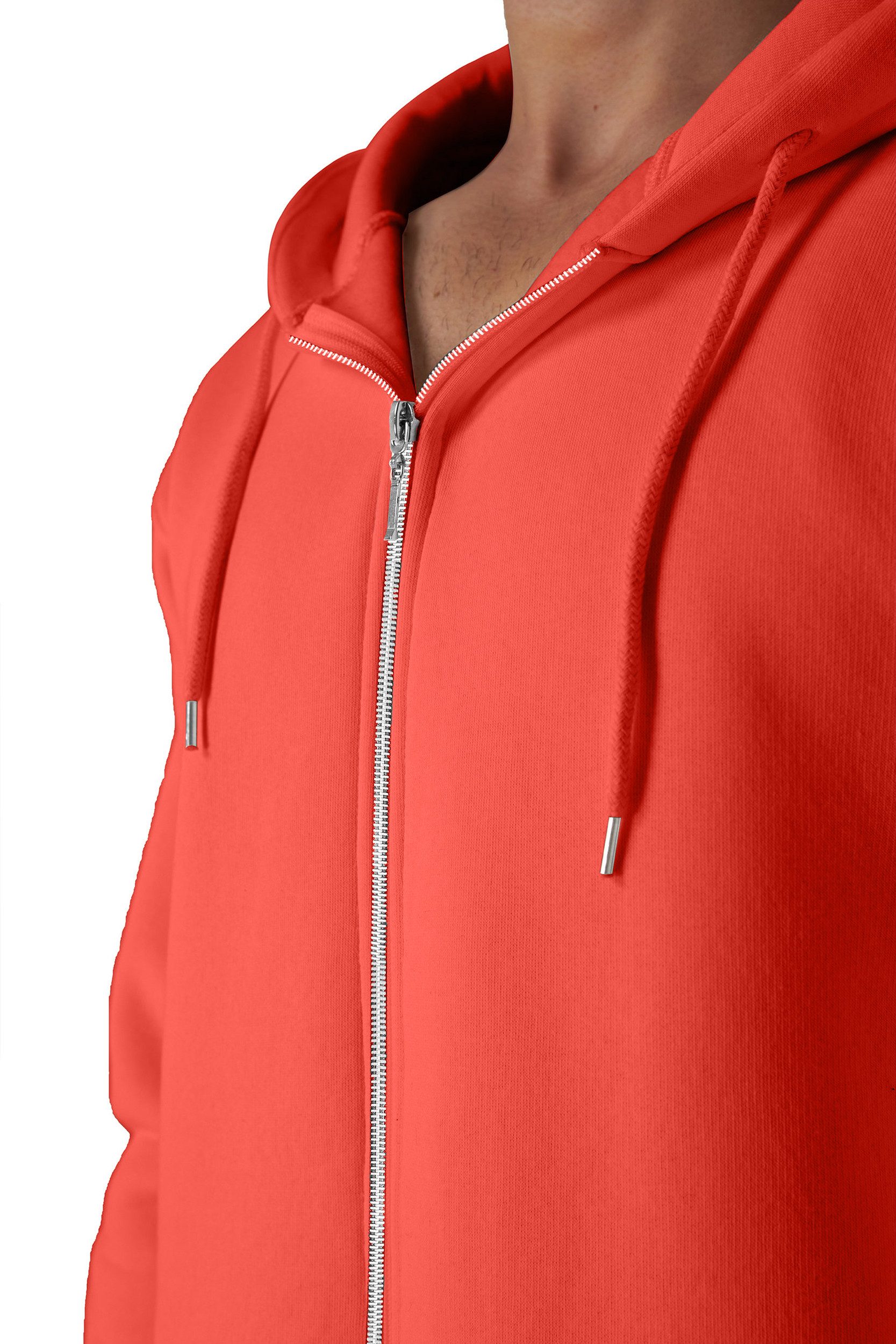 Hoodie Herren - Sweatshirt mit Reißverschluss Zipper Sweatjacke