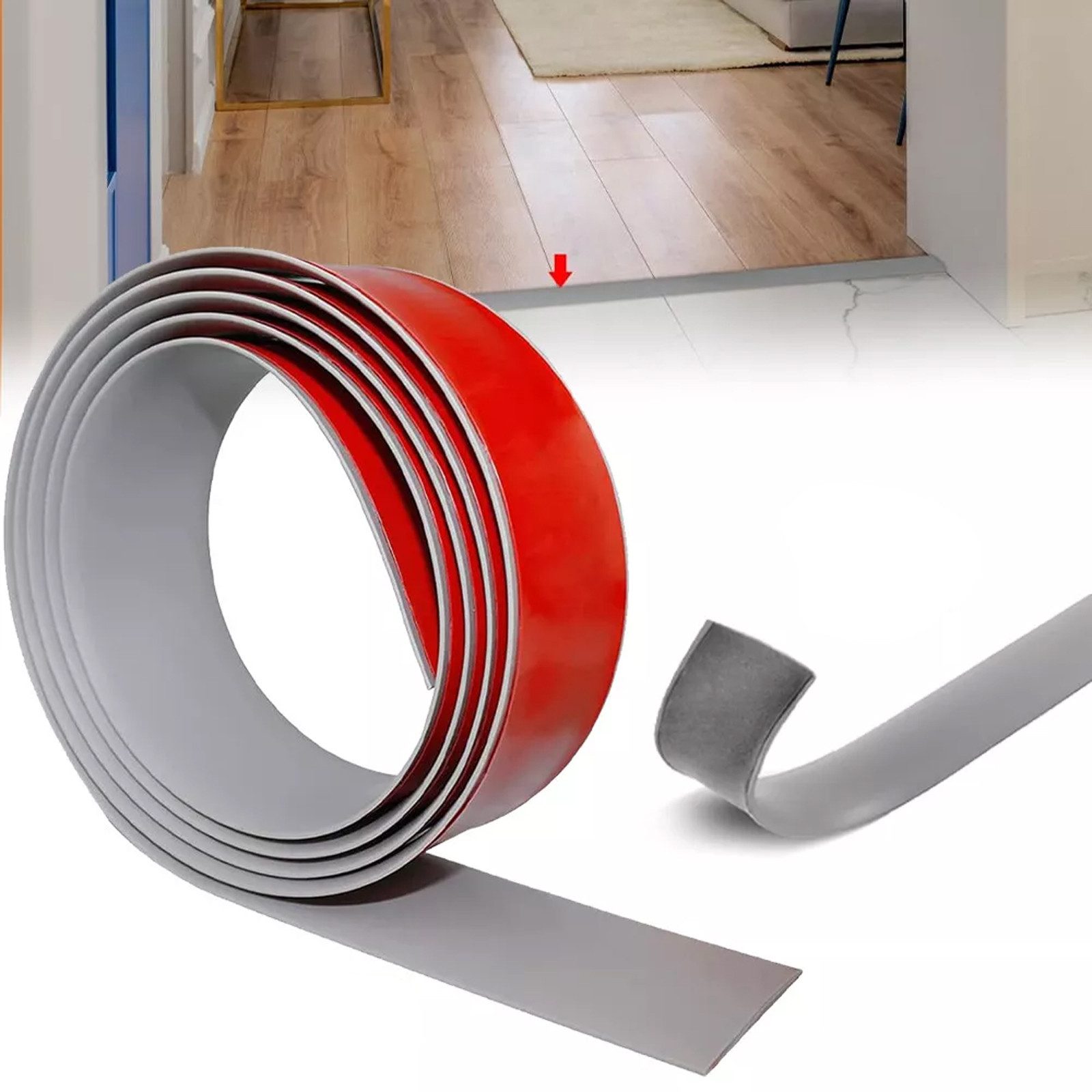 STILVORA Sockelleiste 3M Bodenleiste Bodenprofil Übergangsschiene selbstkle günstig online kaufen