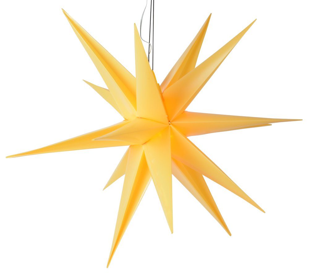 Dekostern LED Weihnachtsstern Außendekoration Ø 60 cm - mit 40 LED und Trafo