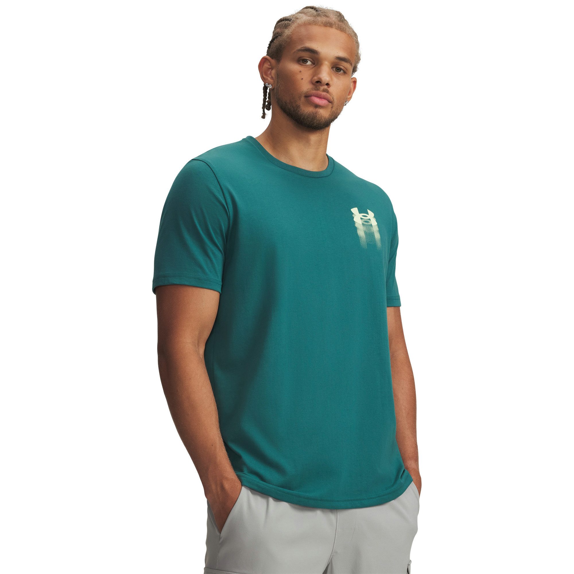 Under Armour® T-Shirt Under Armour Herren T-Shirt BLUR LOGO 6009245