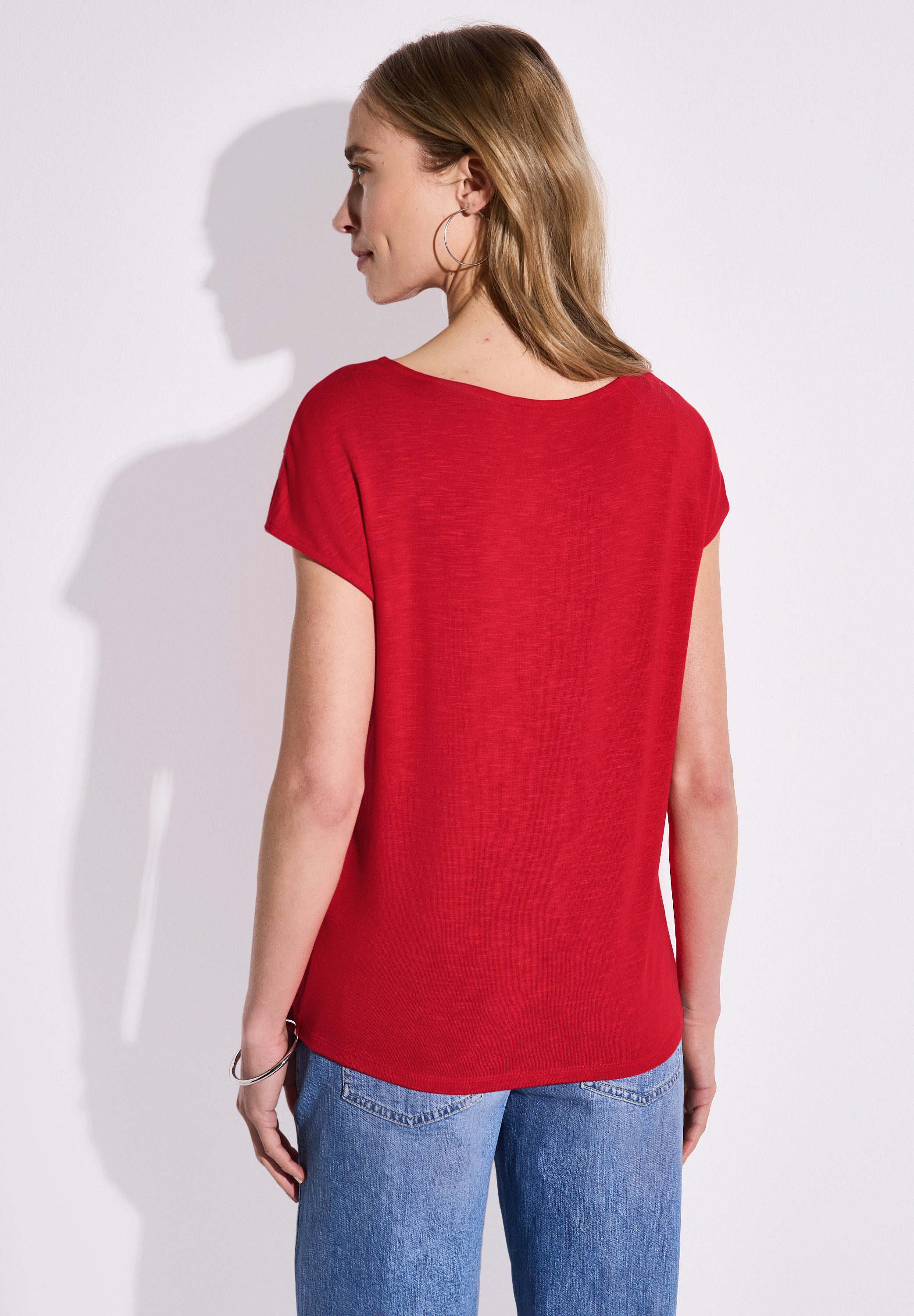 STREET ONE T-Shirt mit Knotendetail günstig online kaufen