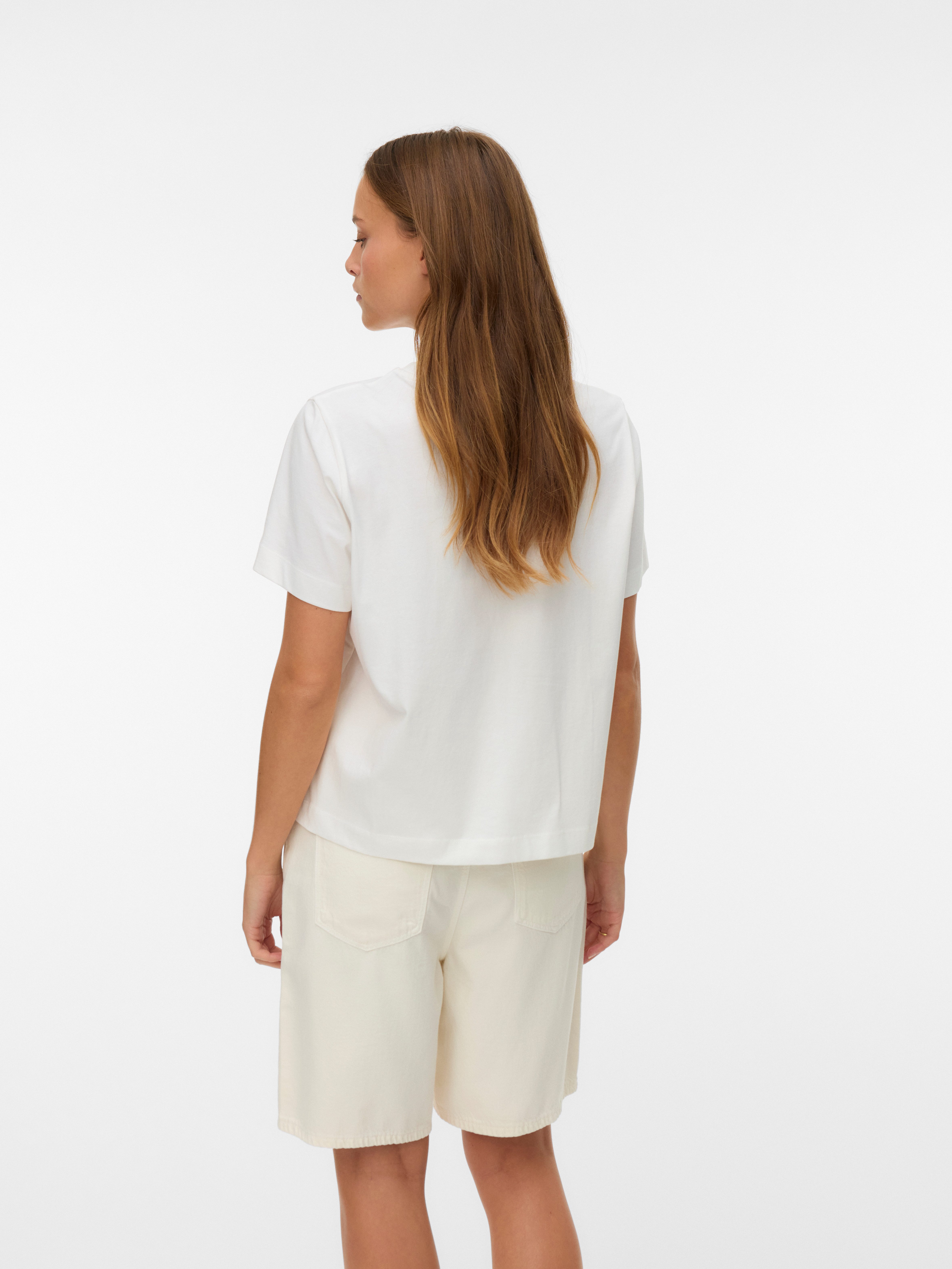 Vero Moda T-Shirt VMSOLA METTE SS TOP BOX JRS Baumwolle günstig online kaufen