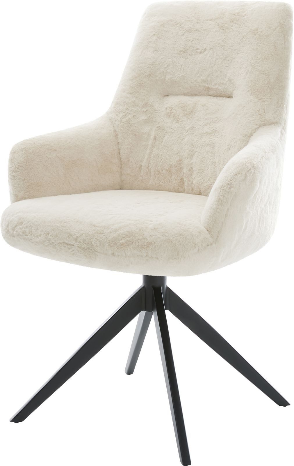 DELIFE Polsterstuhl Zelia-Flex, mit Armlehnen Kreuzgestell günstig online kaufen