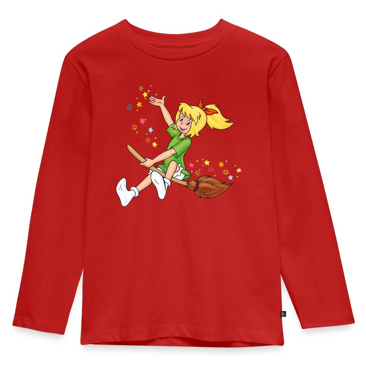 T-Shirt Bibi Blocksberg Fliegt Auf Kartoffelbrei Kinder Premium Langarmshirt