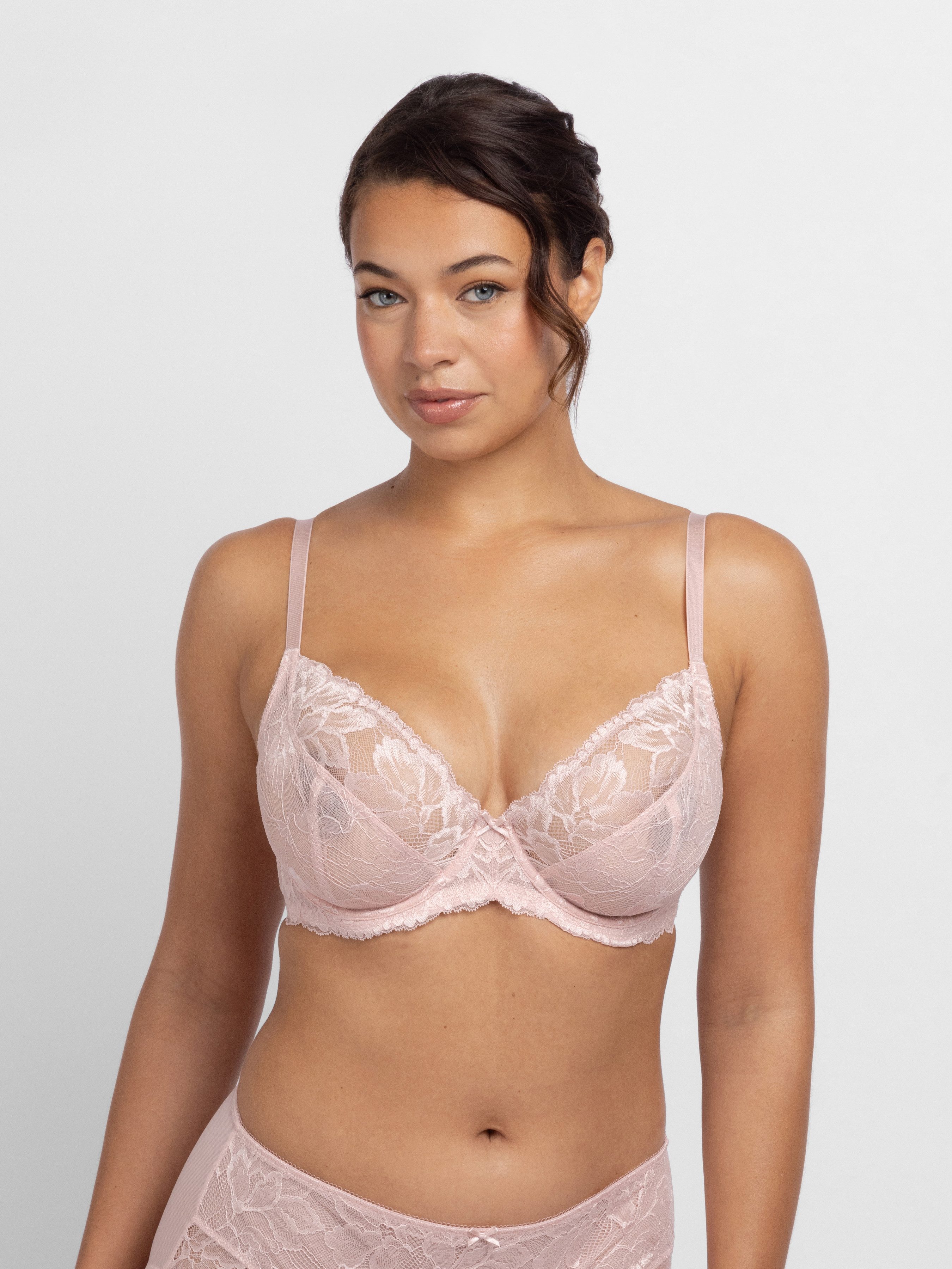 Dorina Bügel-BH Perfect Lace transparent, mit Spitze, mit Bügel, Cups leicht gepolstert