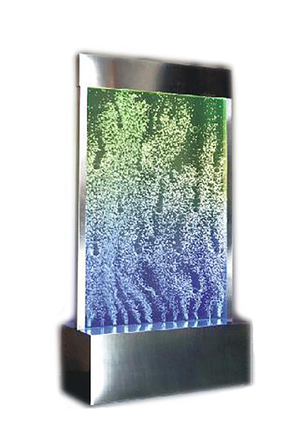 JVmoebel Wandpaneel Wandpaneel LED Wasserwand Wasser Wände Blasen Waterwall Sofort, (1-tlg) Made in Europa