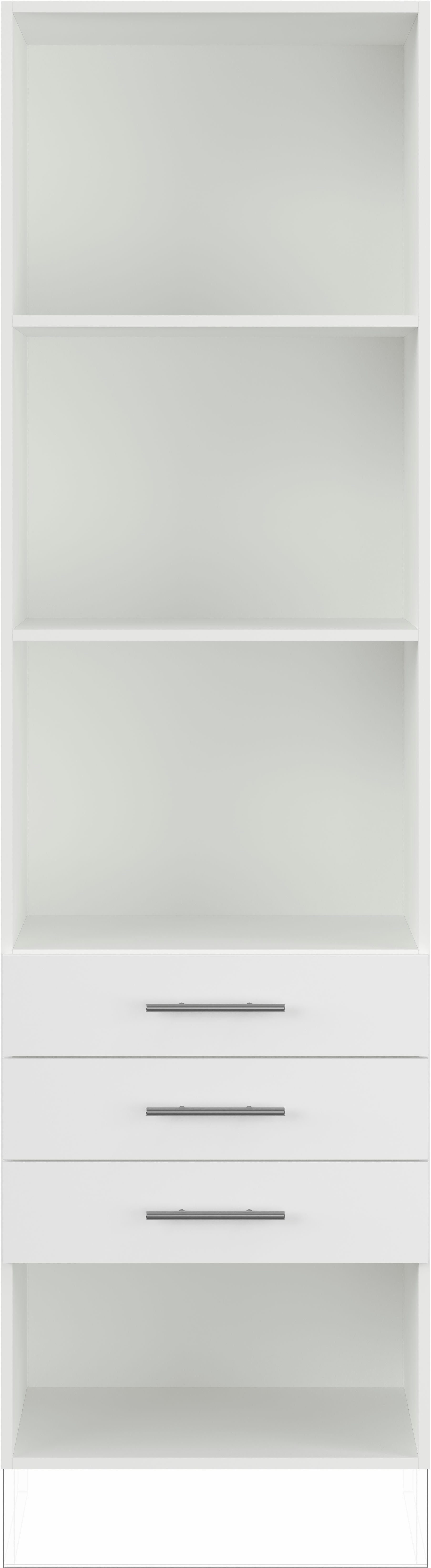 IMPULS KÜCHEN Seitenschrank "Valencia", Breite/Höhe: 60/205,1 cm, mit Soft-Close vormontiert, mit Schubkästen, mit verstellbaren Fachböden