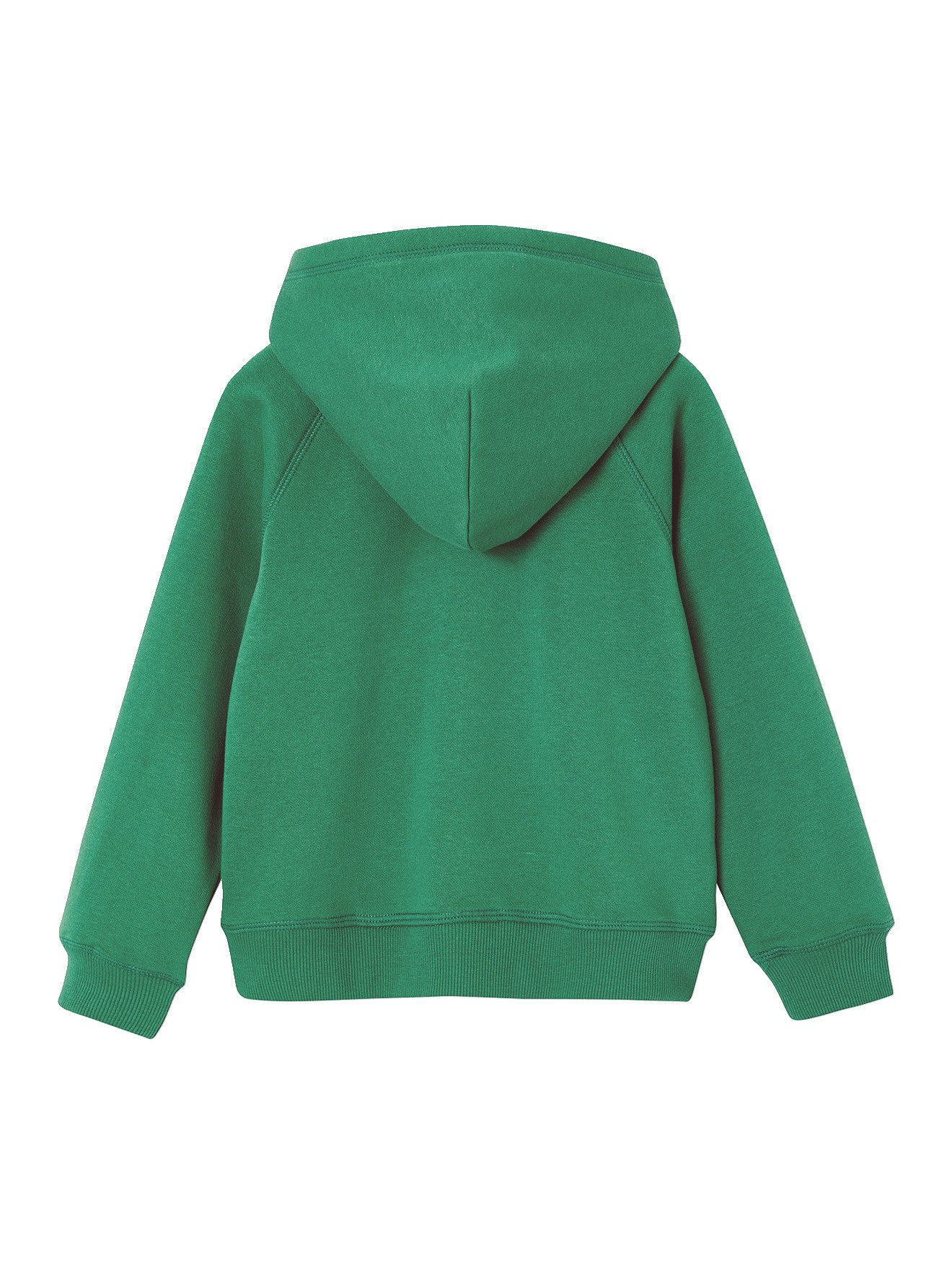 vertbaudet Fleecepullover Kapuzensweatjacke mit NY-Print Kinder BASIC – Bild 2 von 4
