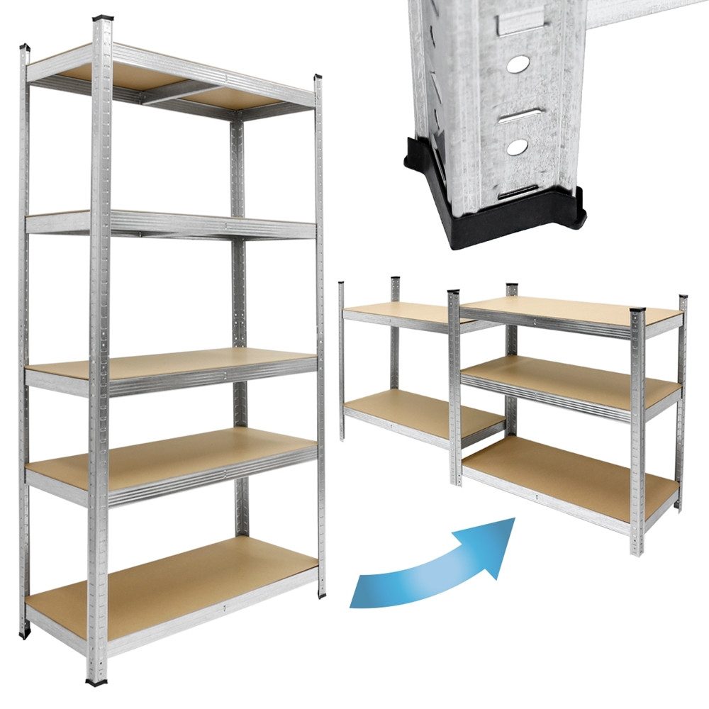 ECD Germany Schwerlastregal Keller Regal Steckregal günstig online kaufen