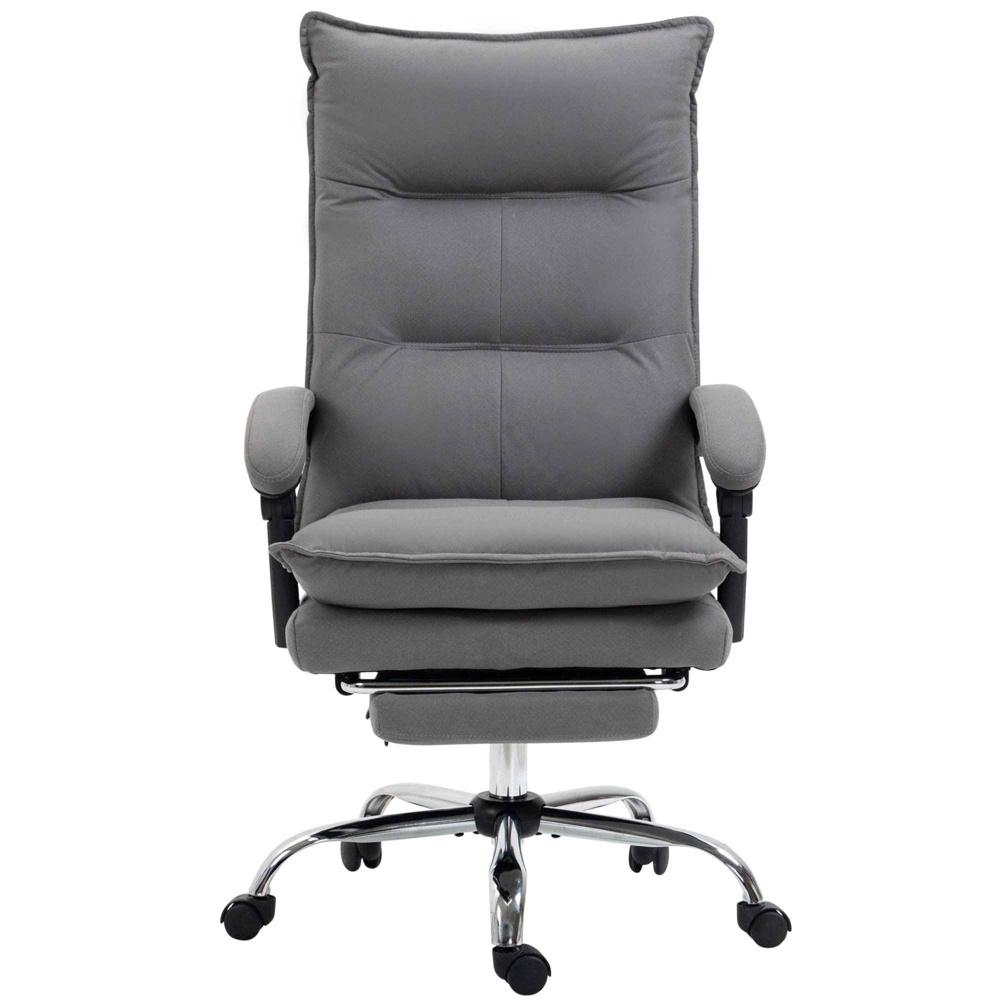 MC Star Bürostuhl mit Massagefunktion, höhenverstellbarer Schreibtischstuhl, (ergonomischer PC Stuhl in Dunkelgrau für Komfort im Büro)