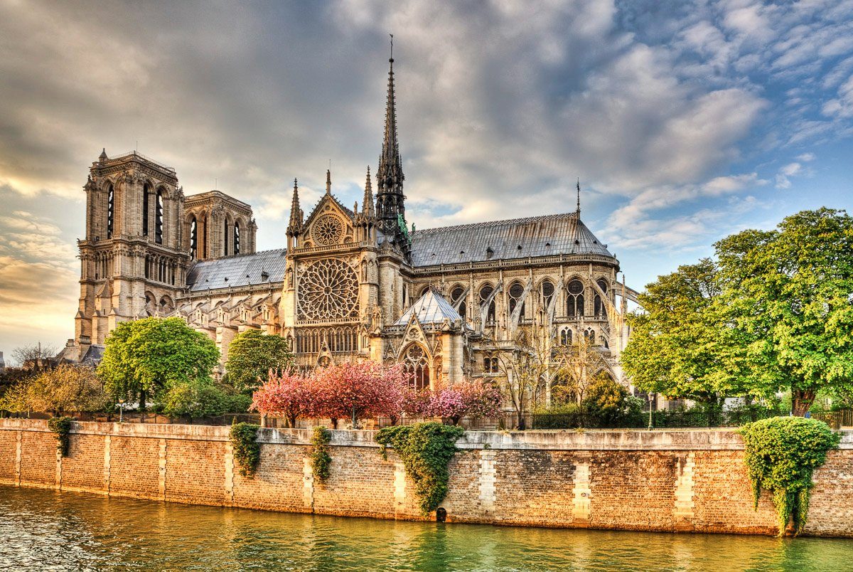 Papermoon Fototapete Notre Dame de Paris