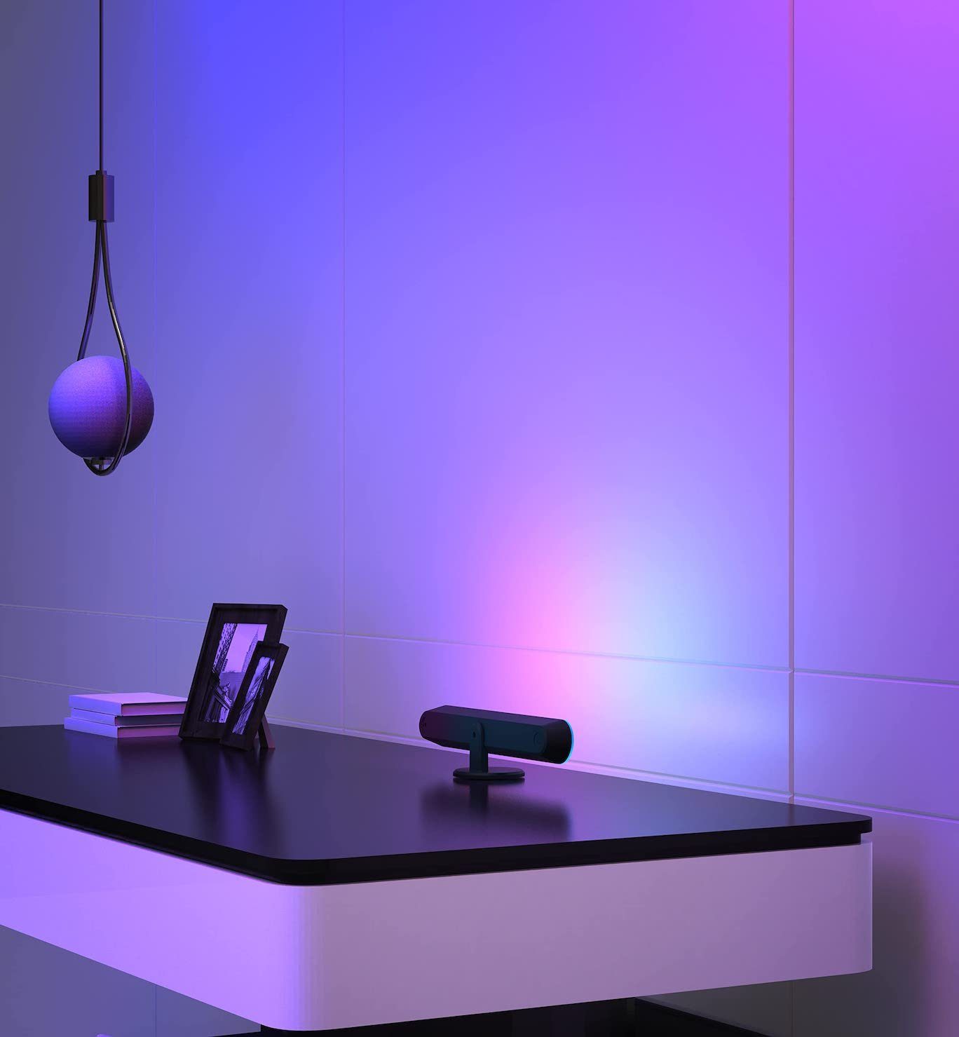 Woward 2er Smart RGB LED Music PC Lampe, TV Sync Smarte RGB Alexa Hintergrundleuchte Gaming