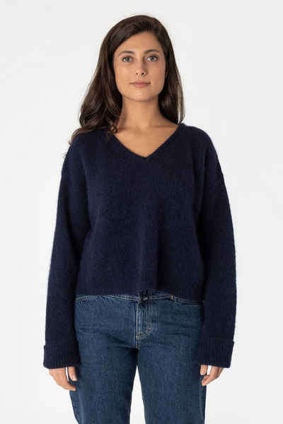 American Vintage V-Ausschnitt-Pullover »East18H« mit überschnittenen Schultern