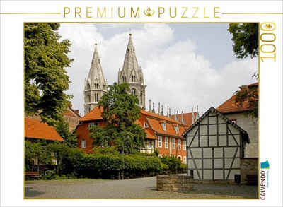 CALVENDO Puzzle CALVENDO Puzzle Altstadt-Winkel in Mühlhausen (Thüringen) 1000 Teile Lege-Größe 64 x 48 cm Foto-Puzzle Bild von Martina Berg, 1000 Puzzleteile