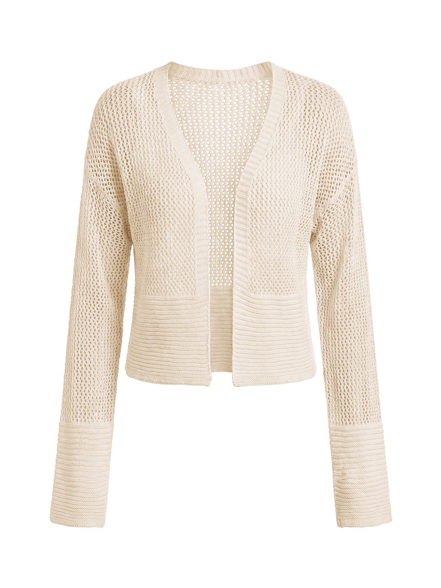 Cardigan Damen Kurzer Strickcardigan