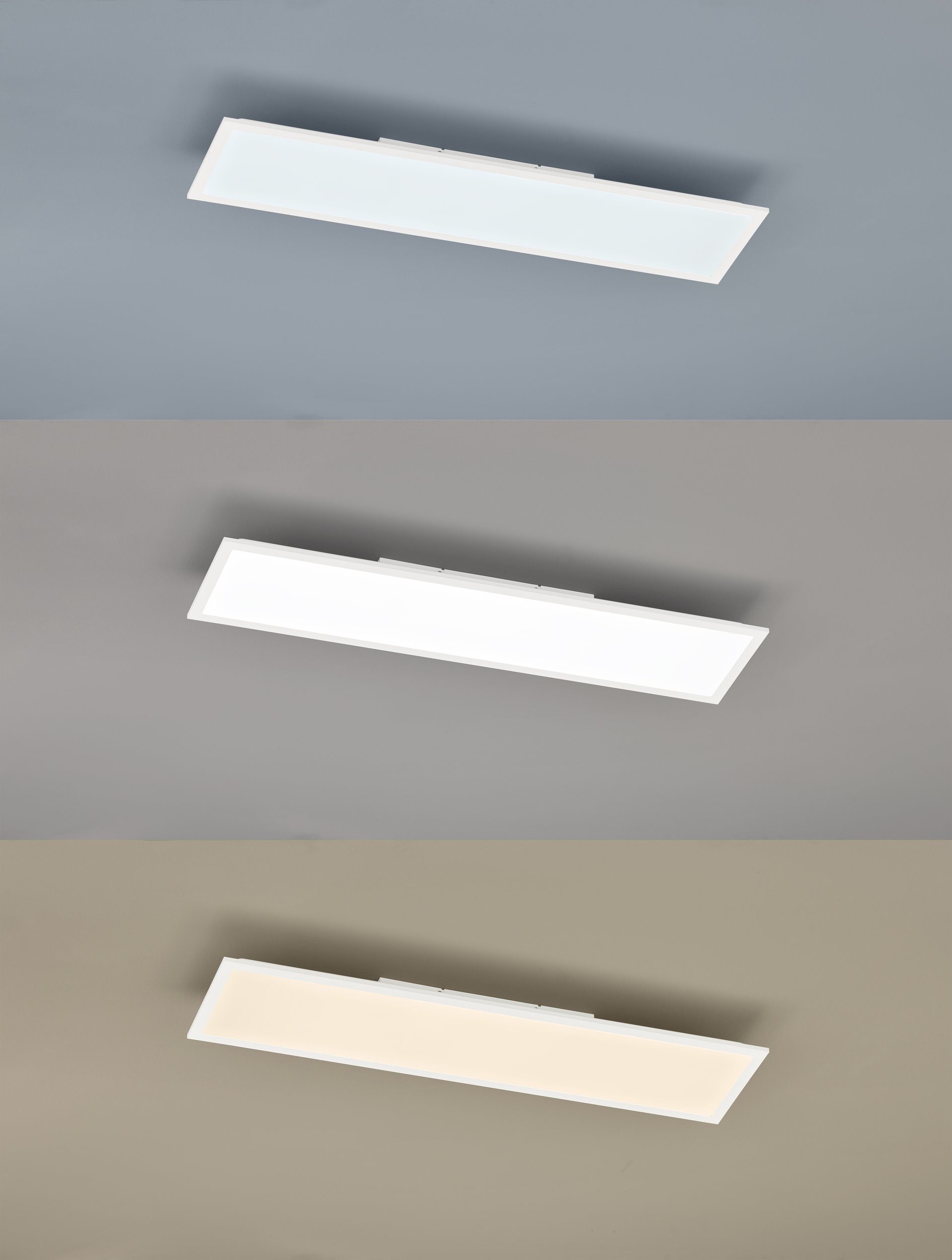 100x25 Bottazzo Deckenlampe LED 1, inklusive, Wohnzimmerlampe Deckenleuchte dimmbar, EGLO Leuchtmittel Fernbedienung, cm,