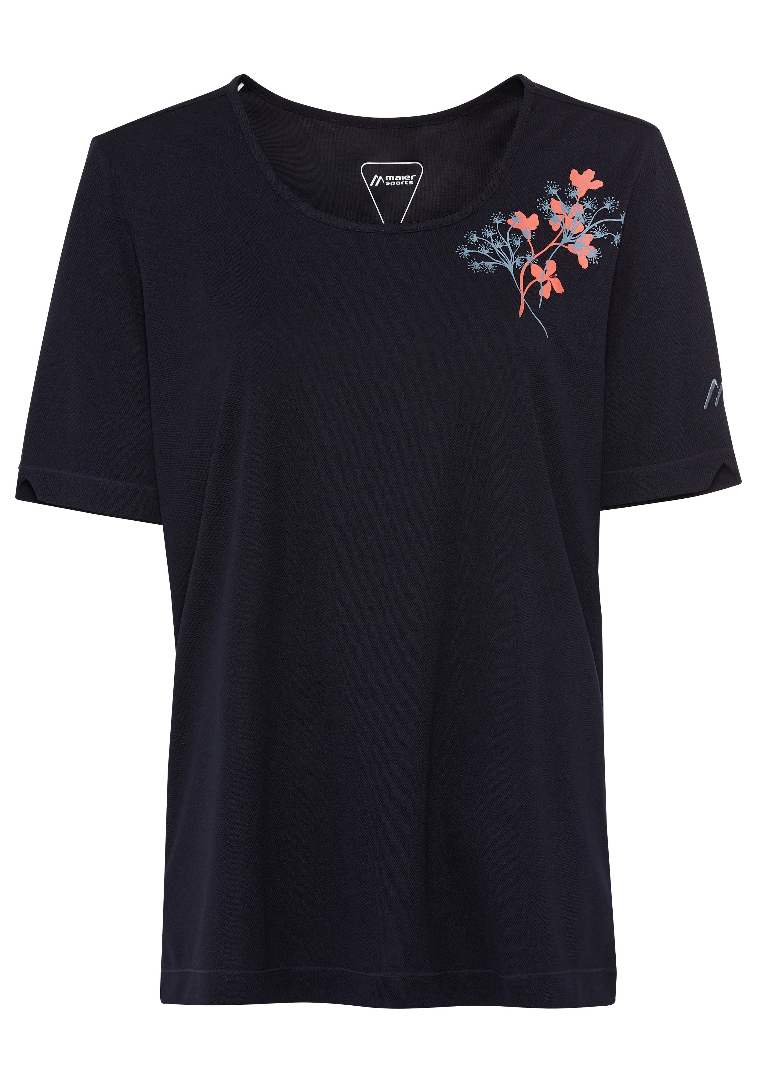 Maier Sports T-Shirt Kurzarm, mit Rundhalsausschnitt, atmungsaktiv, schnell trocknend – Bild 4 von 5